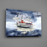 Steamer Glass Wall Art