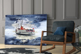 Steamer Glass Wall Art