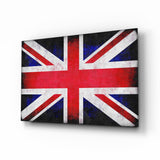 Britische Flagge Glasbild