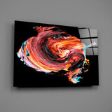 Dance of Red Glass Wall Art