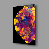 Dance of Colors Glass Wall Art