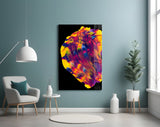 Dance of Colors Glass Wall Art