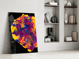 Dance of Colors Glass Wall Art