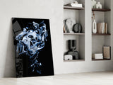 Abstract Gray Glass Wall Art