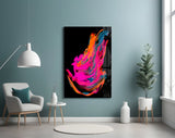 Colorful Winged Glass Wall Art