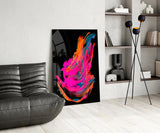 Colorful Winged Glass Wall Art