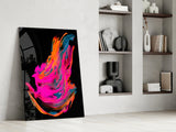 Colorful Winged Glass Wall Art