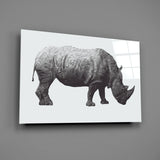 Rhino Glass Wall Art