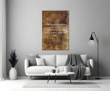 Mandela Quotes Glass Wall Art