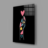 Abstract Colorful Hand Glass Wall Art