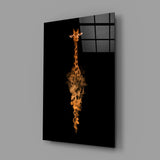 Giraffe Glass Wall Art