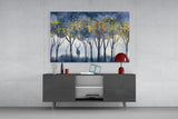 Lonely Deer Glass Wall Art