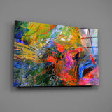 Color Explosion Glass Wall Art