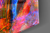 Color Explosion Glass Wall Art