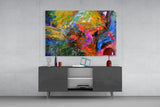 Color Explosion Glass Wall Art