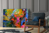 Color Explosion Glass Wall Art