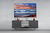 Waves Glass Wall Art