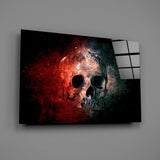 Skull Glass Wall Art