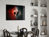 Skull Glass Wall Art