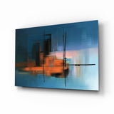 Abstract Silhouette Glass Wall Art