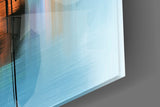 Abstract Silhouette Glass Wall Art