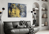 Gold Dust Glass Wall Art