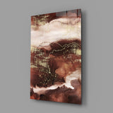 Abstract Earth Glass Wall Art