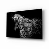 Leopard Glasbild