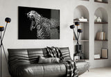 Leopard Glass Wall Art