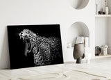 Leopard Glass Wall Art