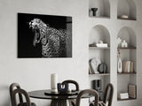 Leopard Glass Wall Art