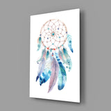 Dreamcatcher Glass Wall Art