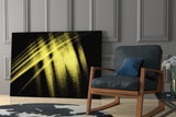 Yellow Lights Glass Wall Art