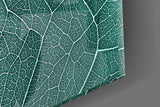 Leaf Texture Glass Wall Art