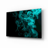 Green Smoke Glass Wall Art