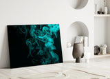 Green Smoke Glass Wall Art