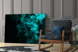 Green Smoke Glass Wall Art