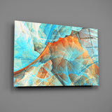 Colored Nets Glass Wall Art