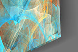 Colored Nets Glass Wall Art