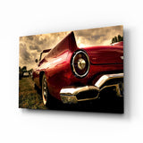 Red Chevrolet Glasbild