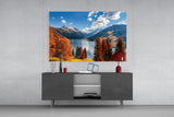 Lake View Glass Wall Art