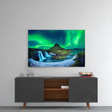 Northern Lights Glass Wall Art