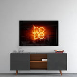 “Hope” Glass Wall Art