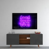 “Feed Your Soul” Glass Wall Art