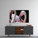 Flamingo Glass Wall Art