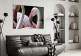 Flamingo Glass Wall Art