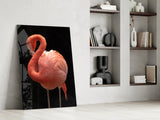 Flamingo Glass Wall Art