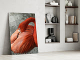 Flamingo Glass Wall Art