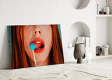 Lollipop Glass Wall Art