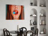 Lollipop Glass Wall Art